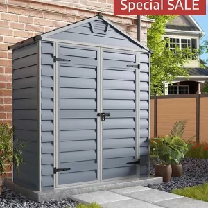 מחסן גינה 1.9X0.9 Skylight אפור canopia