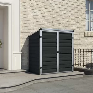 מחסן גינה Voyager אפור מידנייט 1.4x1