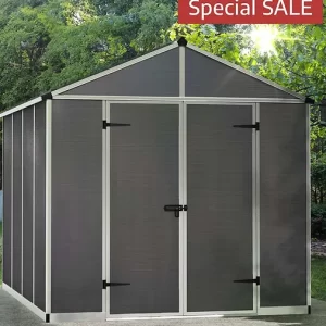 מחסן גינה Rubicon 2.4x3.0 אפור כהה