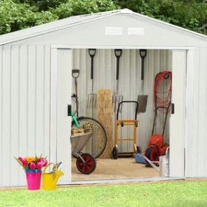 מחסן מתכת פרמיום דגם 3.40X3.82 Garden Top T1112