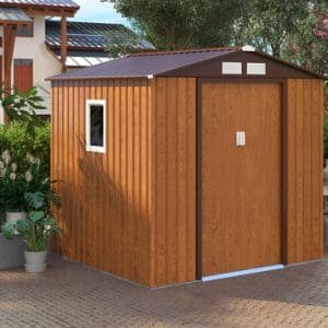 מחסן מתכת פרמיום דגם 3.40X3.19 Garden Top W1110