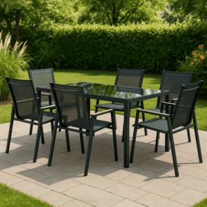 סט פינת אוכל לימה שולחן + 6 כיסאות PLAYA