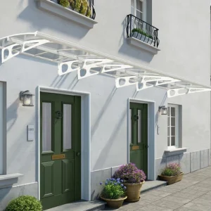 גגון Bordeaux לבן שקוף 1.4X6.7 - הובלה חינם 703842 CANOPIA