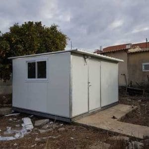 מחסן גינה מפאנל מבודד 4.00X4.00 GLOBAL