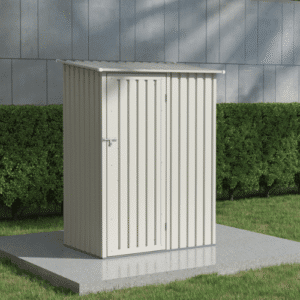 מחסן מתכת דגם ג'ויה לבן 1.43X0.95 Garden Top