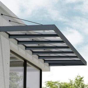 גגון SOPHIA XL אפור שקוף 1.4x6.6 הובלה חינם 707291 CANOPIA