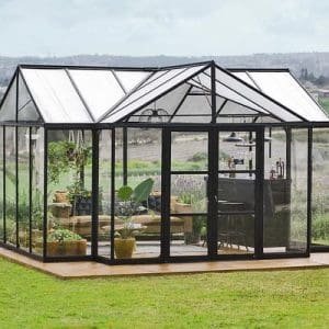 חממת לייף סטייל TRIOMPHE 4.5x3.8 מ' – צבע שחור