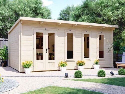 מחסן עץ פרימיום 5.5X3.5 Terminator עובי 45 DunsterHouse