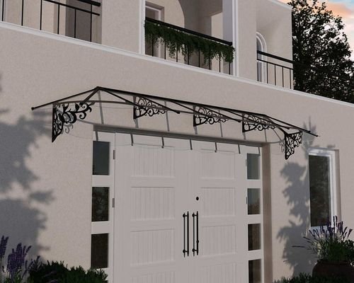 גגון LILY שחור שקוף 0.9x4.7 706805 הובלה חינם CANOPIA