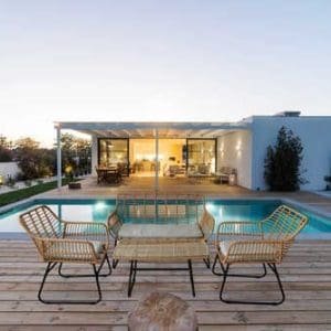 פינת ישיבה דגם טוסקנה כריות אפור