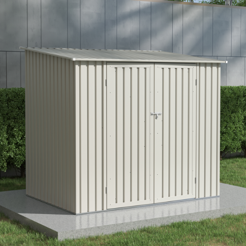 מחסן מתכת לבן B ג'ויה 2.22X1.49 Garden Top