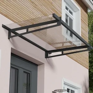 גגון LILY שחור שקוף 0.9x3.7 הובלה חינם 706803 CANOPIA