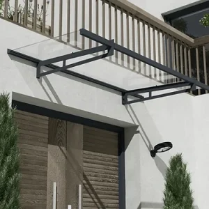 גגון Bremen אפור שקוף 0.9x2.1 - הובלה בחינם 706595 CANOPIA