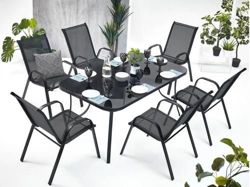 סט פינת אוכל פורטוגל שולחן + 6 כיסאות PLAYA