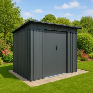 מחסן מתכת סקיילייט Sky C מידה Garden Top 2.61X1.81