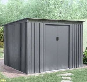 מחסן מתכת סקיילייט Sky D מידהGarden Top 2.61X2.41