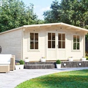 מחסן עץ פרימיום Severn 5X5 עובי 45 DunsterHouse