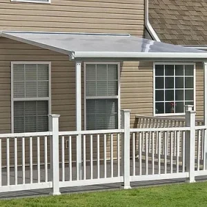 פרגולה אלומיניום Feria לבנה 3x3.1 עם קירוי לבן-הובלה חינם 702720 CANOPIA