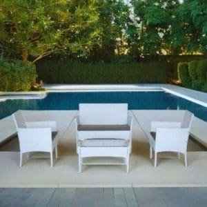 פינת ישיבה דגם בלאנקו לבן PLAYA