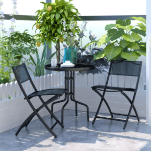 סט פינת ישיבה זוגית מתקפלת דגם בארי GARDEN TOP