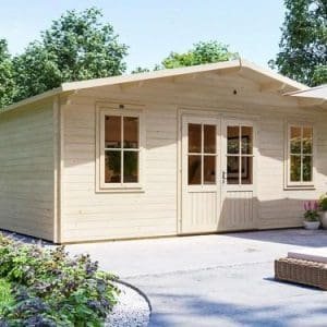 מחסן גינה עץ "אברטון 64" 2.02/1.31 GX64B GARDEN X