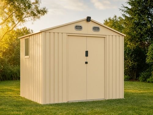 מחסן גינה מתכת מחוזק Garden Tiv C98 2.75x2.56x2.12