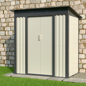 מחסן מתכת דגם SA2 מידה Garden Top 1.20X1.80