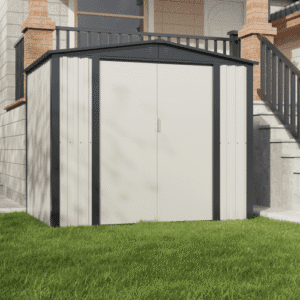 מחסן מתכת פרמיום דגם 2.40X1.80 Garden Top DS3