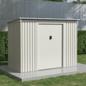 מחסן מתכת 2.61X1.21 דגם Sky B שמנת - Garden Top