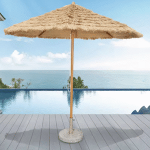 שמשיה בעיצוב קש עגולה - 3 מטר PLAYA