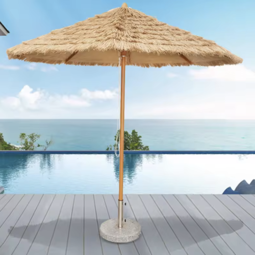 שמשיה בעיצוב קש עגולה - 3 מטר PLAYA