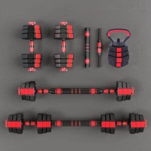 סט משקולות משושה 15 ק"ג EUROLEAP